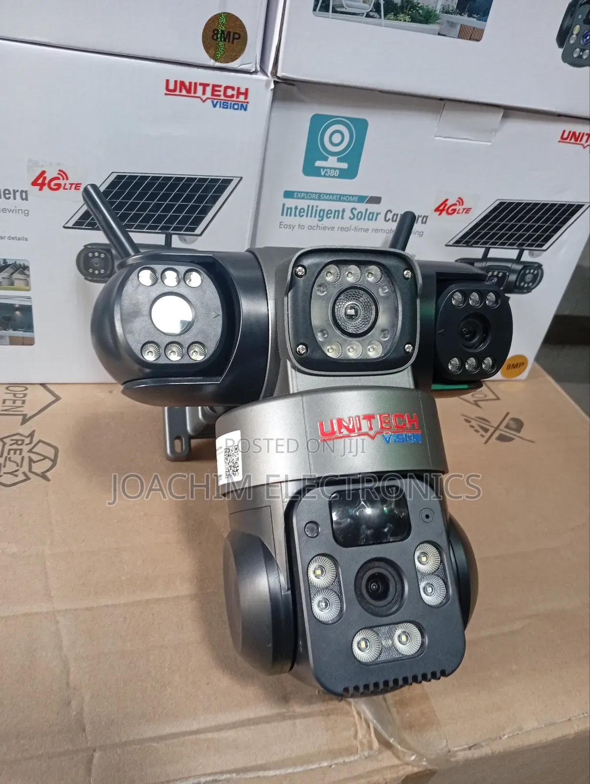 Dual Lense And Screen Image Solar Camera