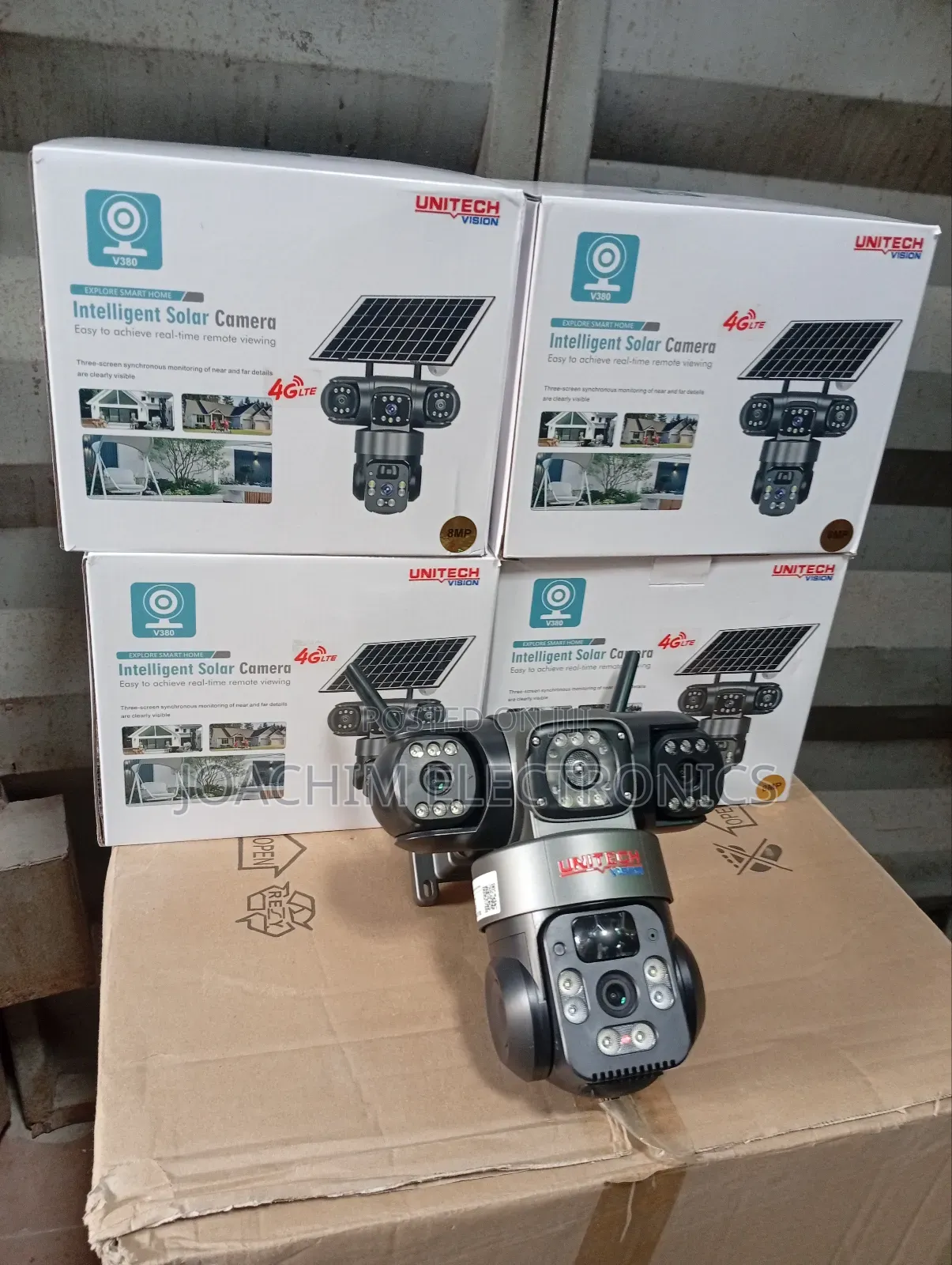 Dual Lense And Screen Image Solar Camera