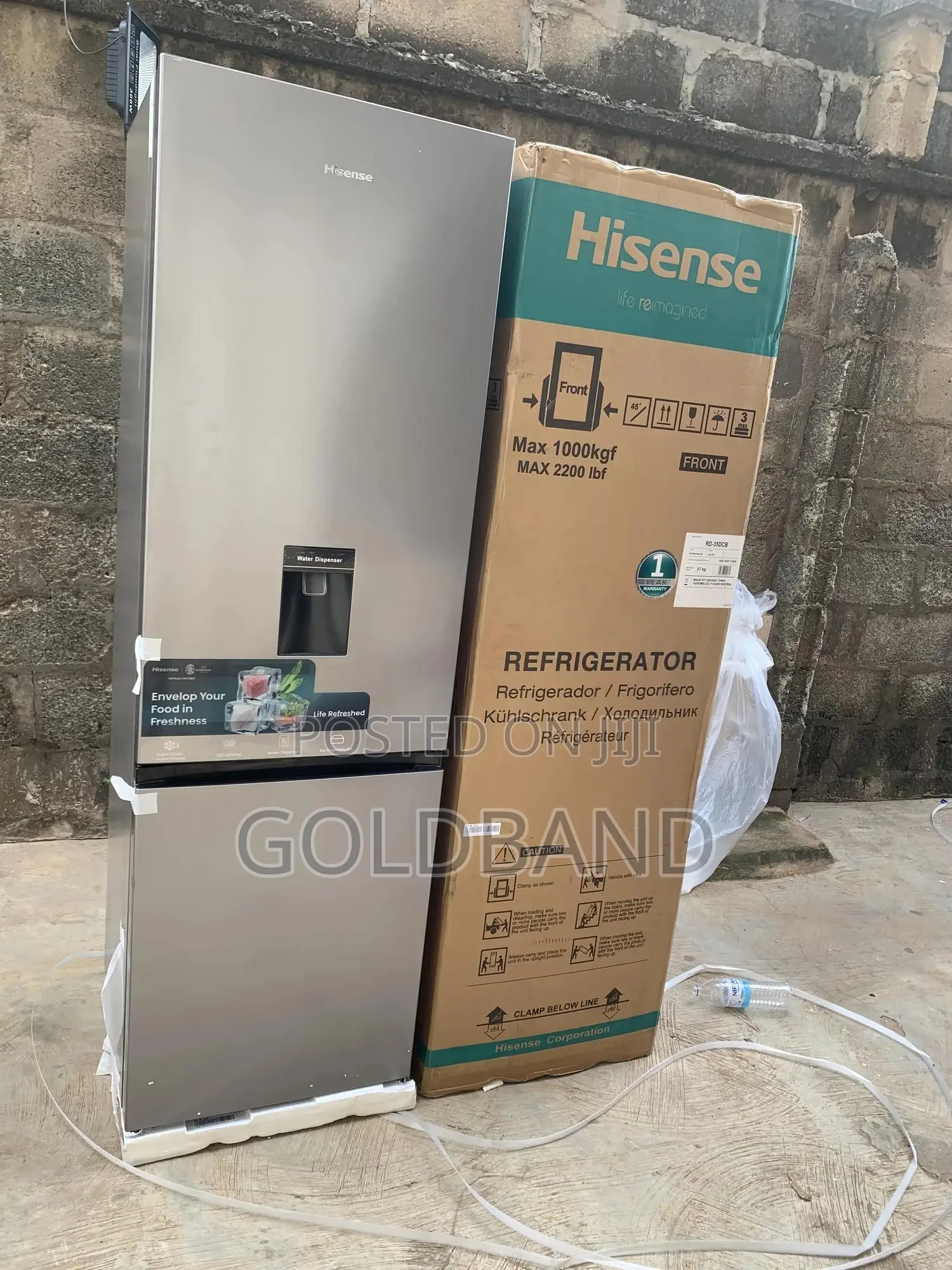 Hisense 264l Double Door Refrigerator (Keep Food Fresher)
