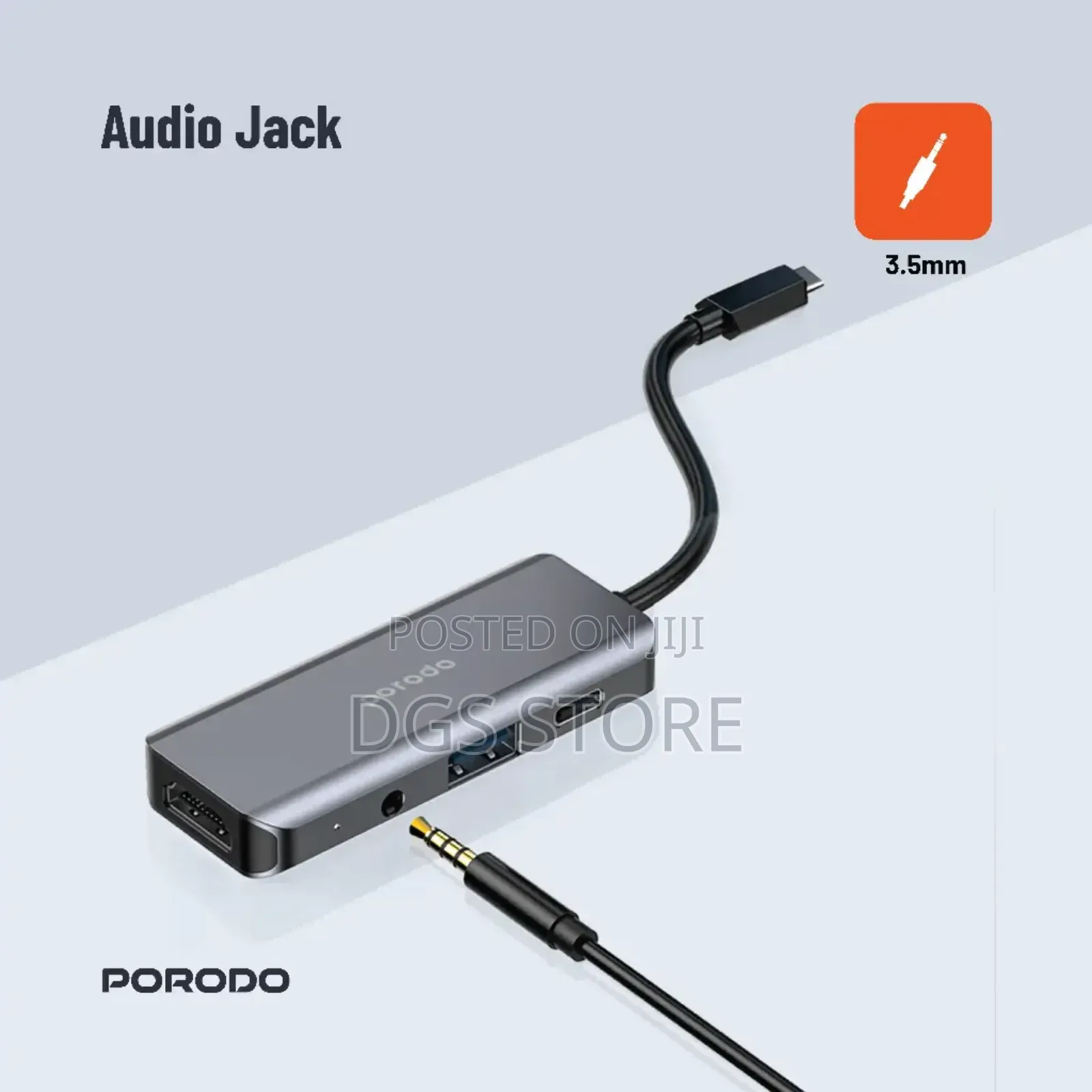 Porodo 4in1 Hdmi Usb C Hub