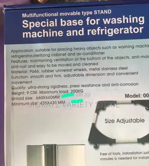 Heavy Object Moveable Stand for Fridge Washing Machine