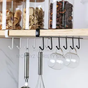 6-Slot Multifunctional Steel Cabinet Hooks /Souvenir/Bulk