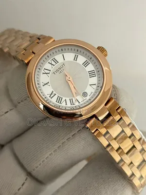 Tissot Rose Gold Chain Watch for Women's