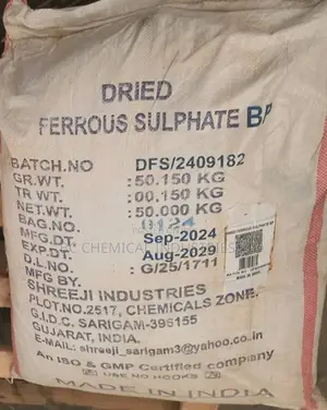 Dried Ferrous Sulphate Bp