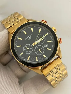 Photo - Tissot Chronograph Rose Gold Chain Watch