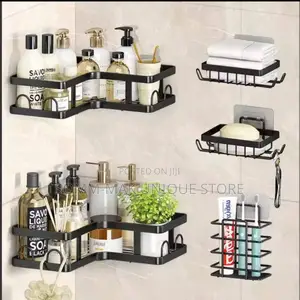 5 in 1bathroom Triangle Shelf, Multifunctional,