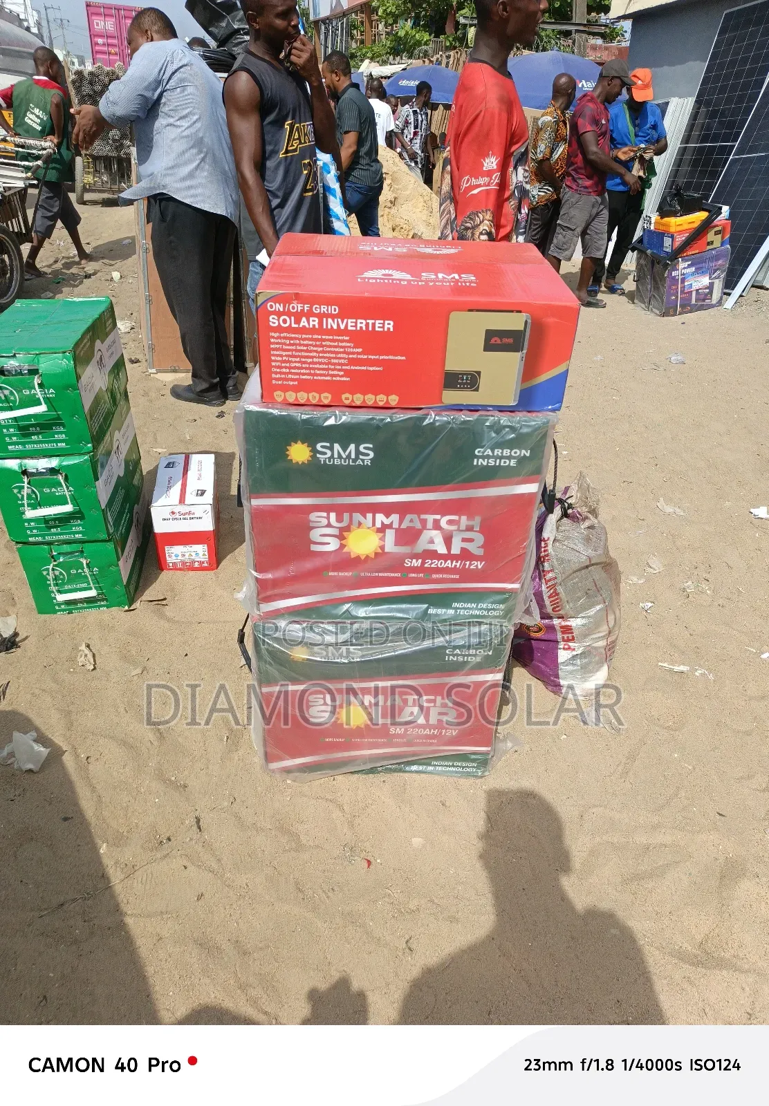 22ah 12v SMS Solar Tubular Battery Available