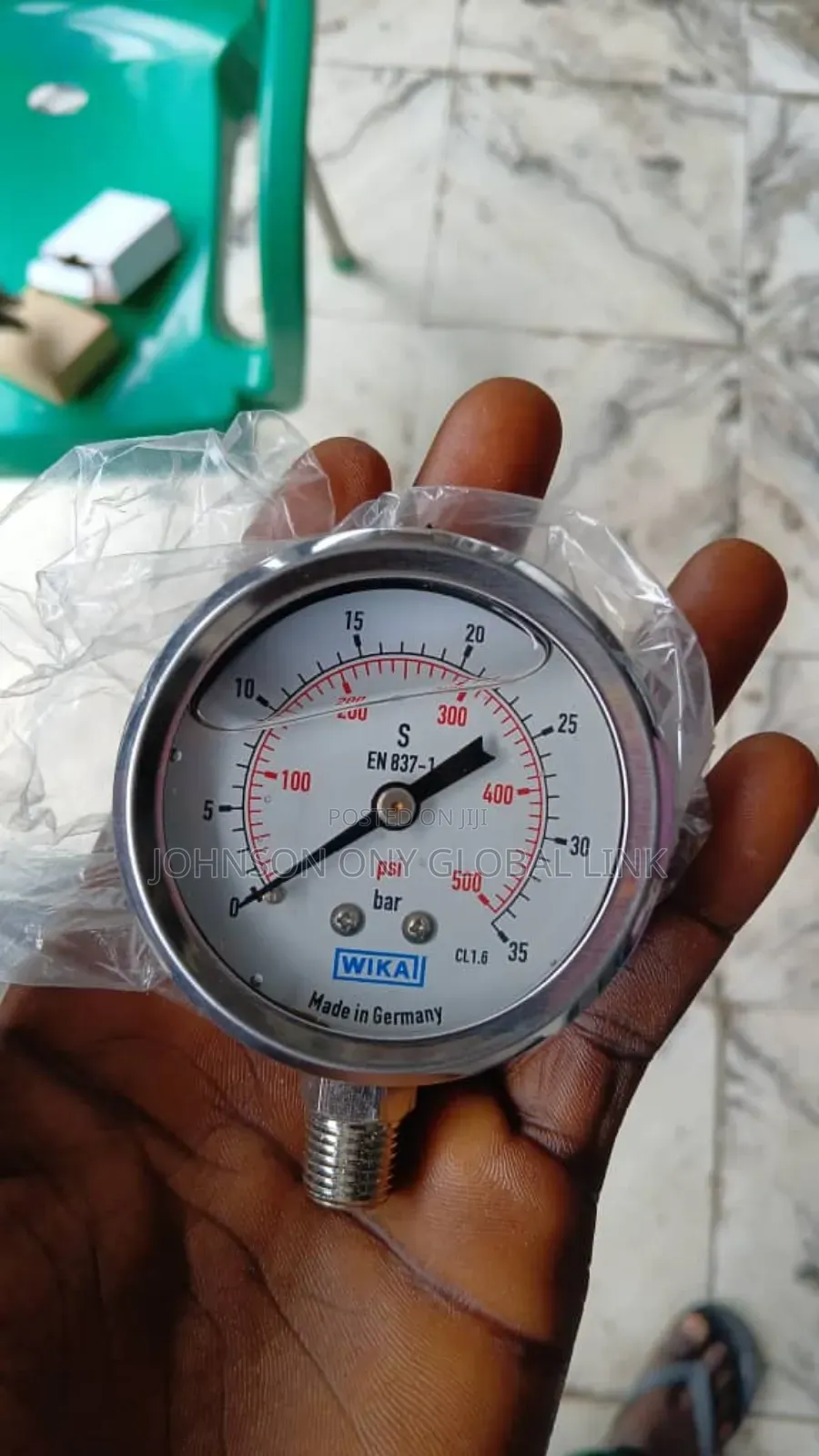 Pressure Gauge 16 Bars, 35 Bars