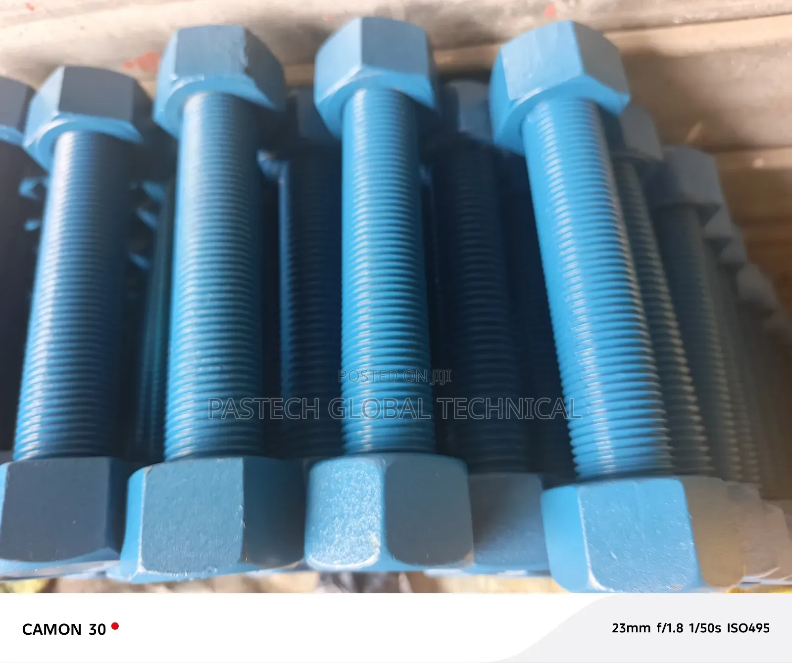 1-1/4" X 240mm Lg Teflon Coated Stud Bolt Gr-B7/ 2h