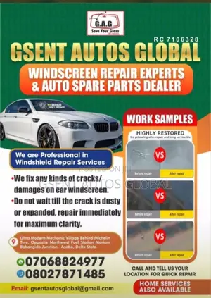 Auto Cracked Windscreen Repair