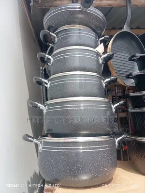 6set Tokunbo Non Stick Pot With Frying