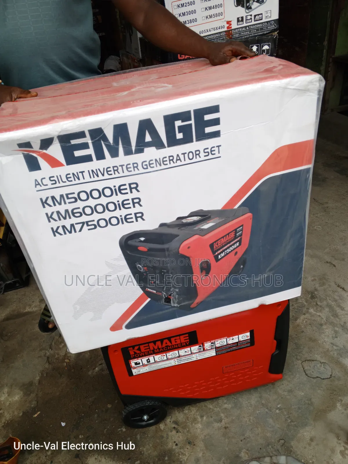 Kemage Ac Silent Inverter Generator Km7500ier