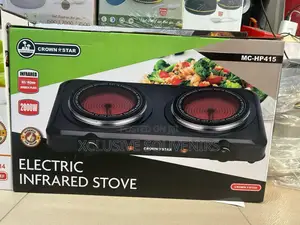 2000w Crownstar Double Plate Electric Infrared Stove