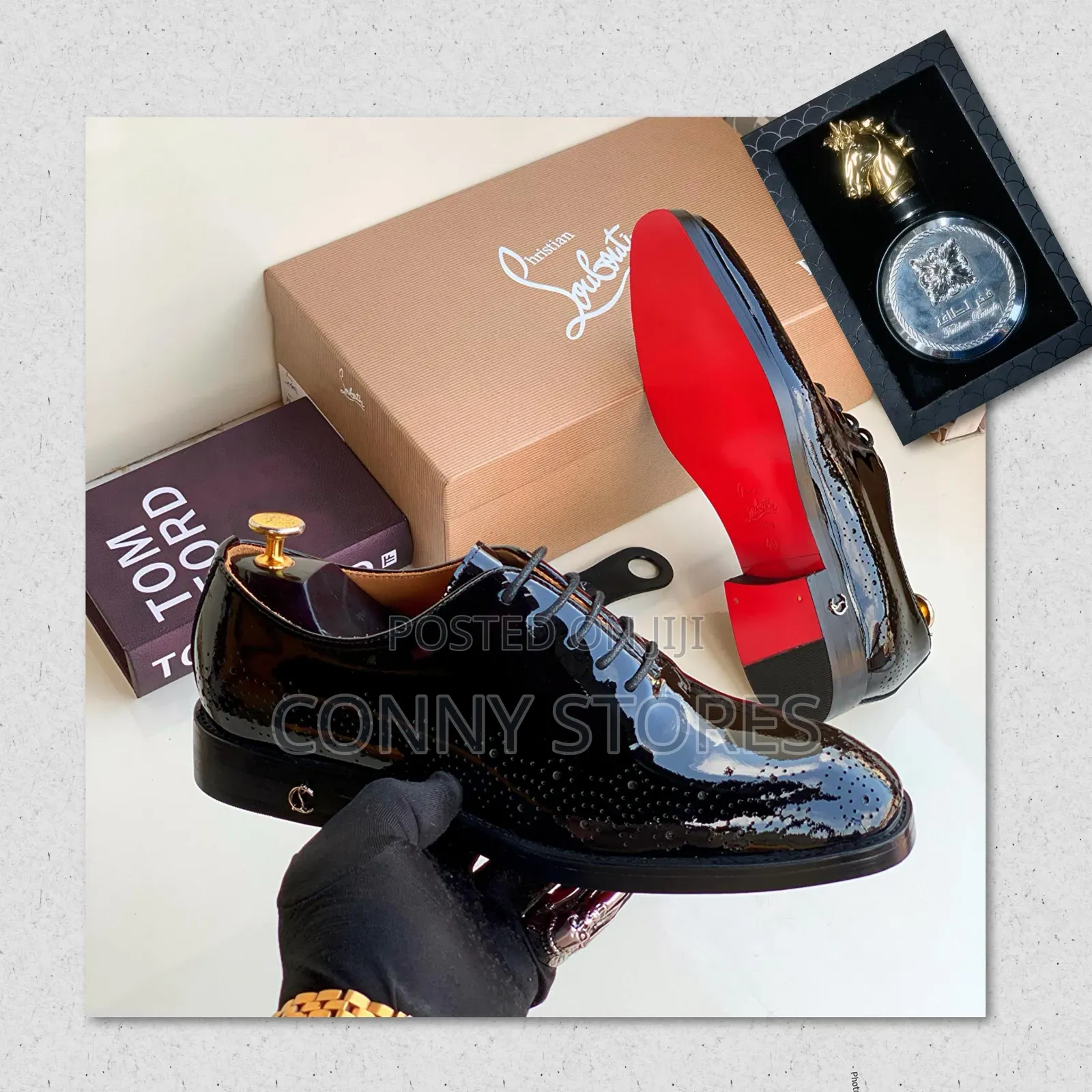 High Quality Lace Up - Patent Leather- Black