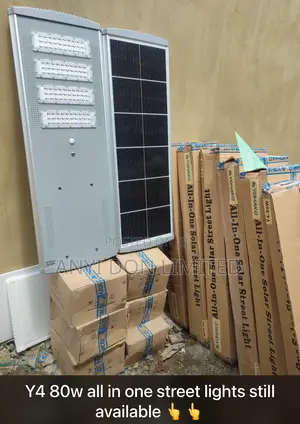 Y4 80w All in One Solar Street Light