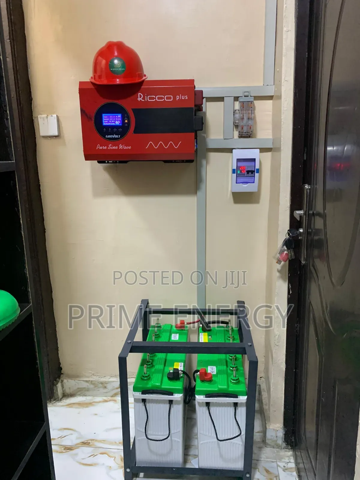 3.5kva Grovolt Inverter Setup With 440ah Backup