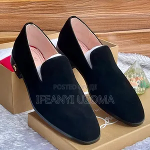 Classic Black Color Suede Luxury Shoe