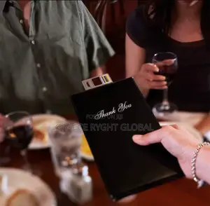 Restaurant and Hotel Leather Bill Presenter /Menu Folder