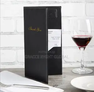 Restaurant and Hotel Leather Bill Presenter /Menu Folder