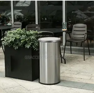 30l Stainless Steel Swing Top Waste Bin
