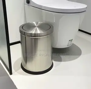 10l Stainless Swing Top Waste Bin