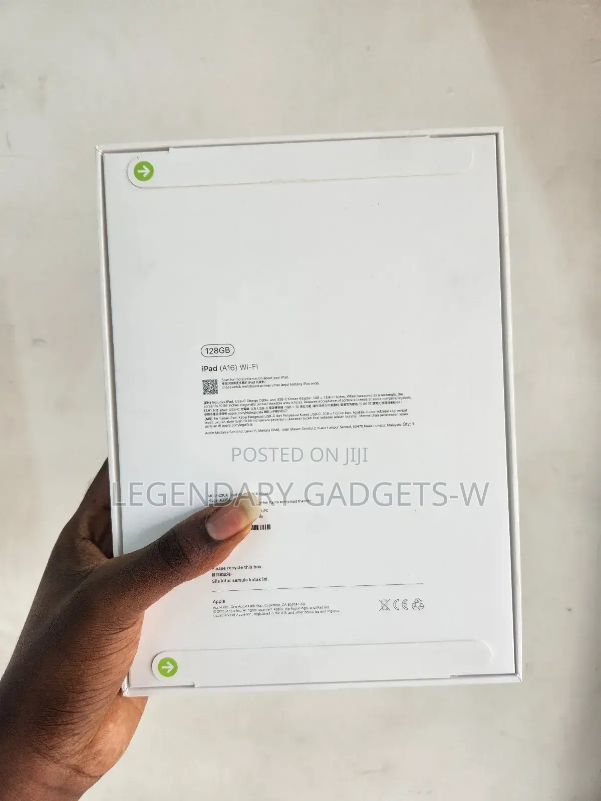 New Apple iPad (2025) 128 GB Blue