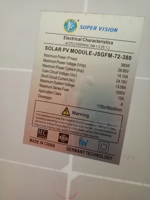 This Is 380w Super Vision New Panel