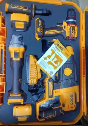 3-in-1 Brushless Tool Combo Drill + Grinder + Rotary Hammer