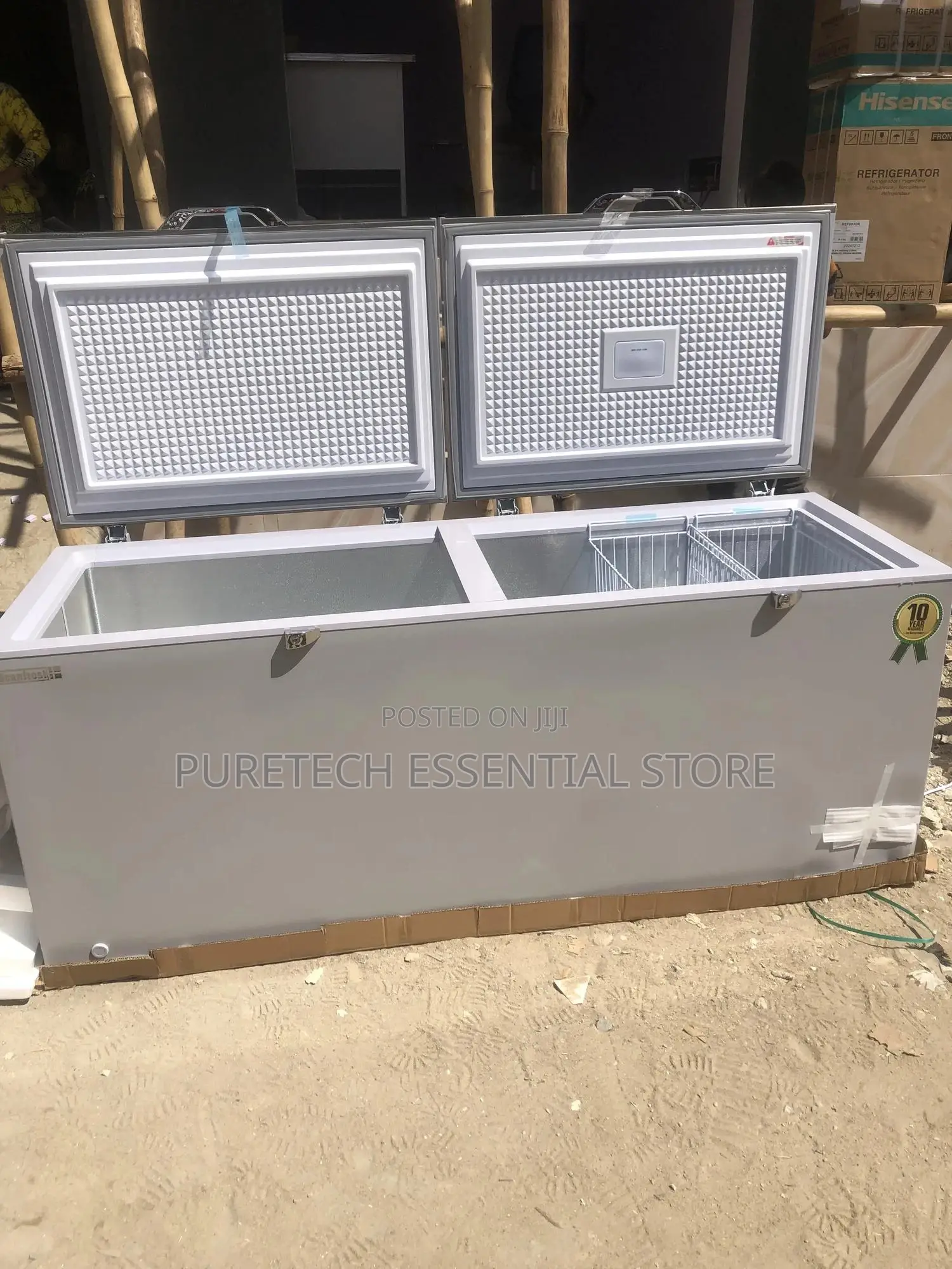 Original Scanfrost Inverter Double Door Freezer