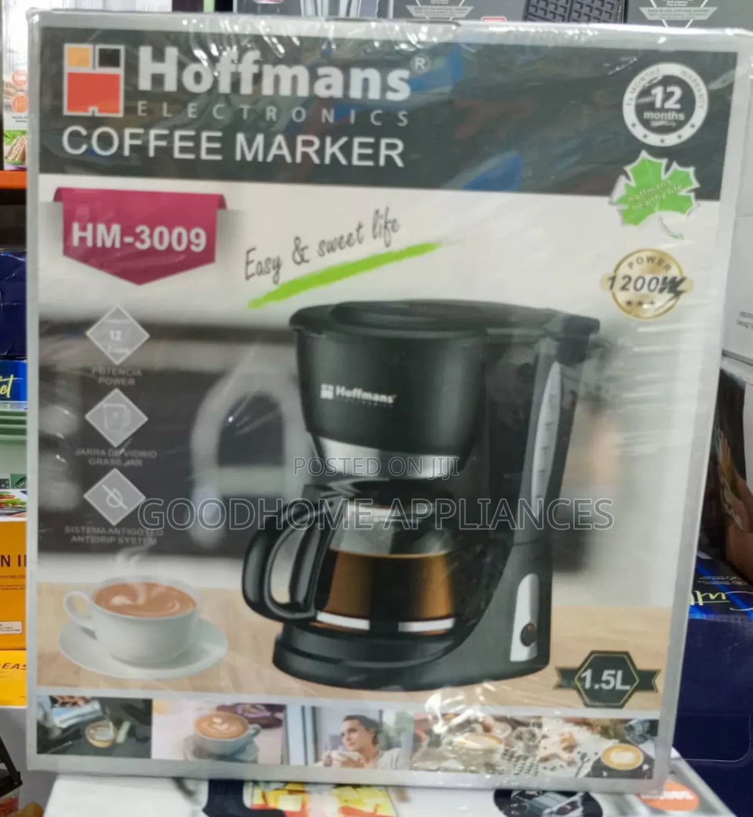 Hoffman's Coffee Machine 1200w