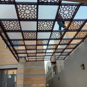 Skylight/Laser Cut Panels Roof Pergola