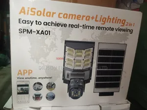 2 In 1 Ai Solar Camera+ Lighting 500w