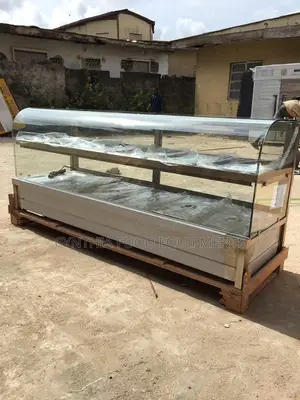 6 Plate Curved Glass Bain Marie Up and Down