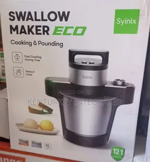 Syinix Swallow Maker Eco Cooking and Pounding 6l Capacity