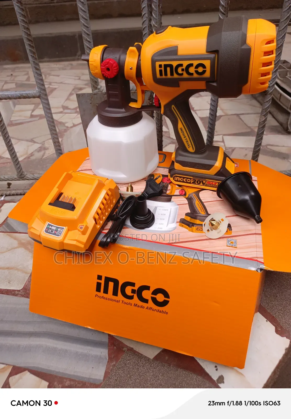 20v Cordless Incco Spray Gun