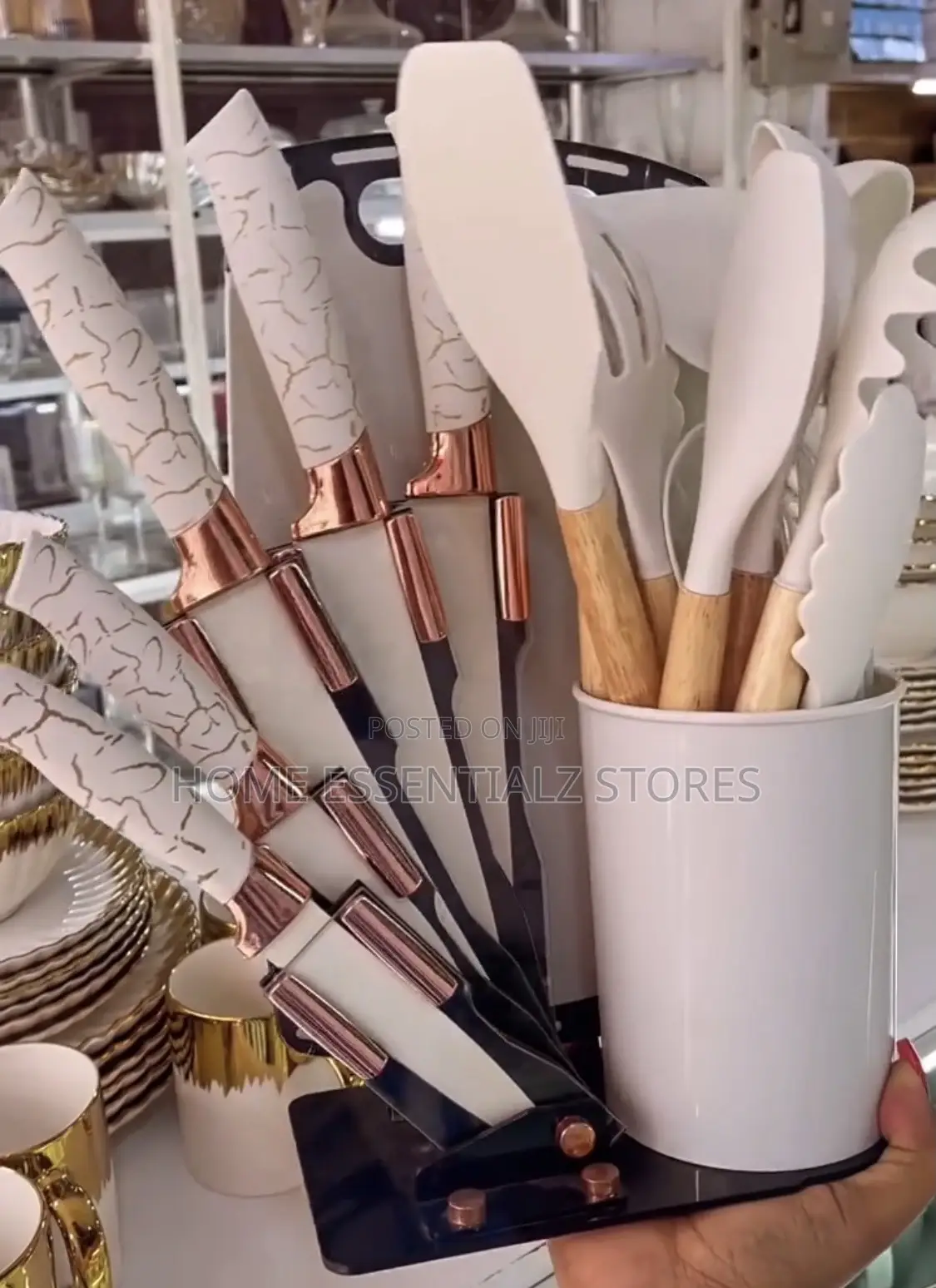 Luxury Kitchen Knives and Spoons Set
