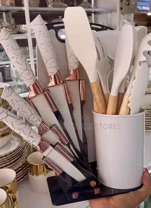 Luxury Kitchen Knives and Spoons Set