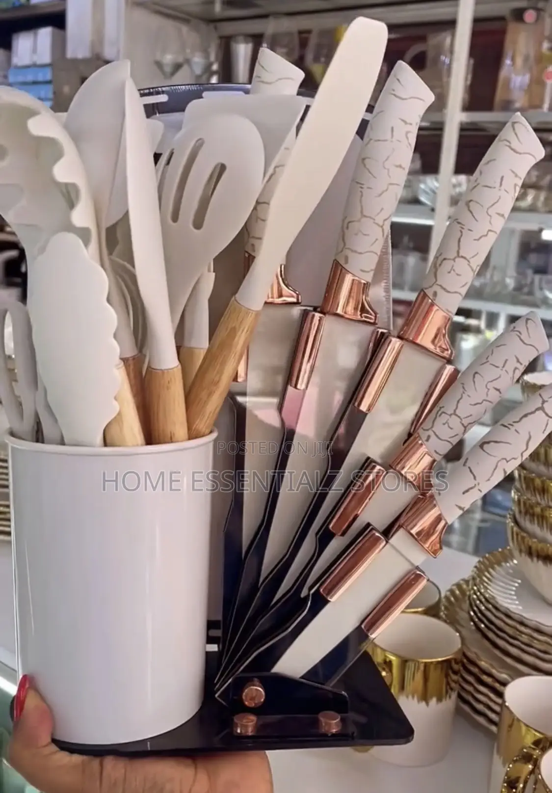 Luxury Kitchen Knives and Spoons Set