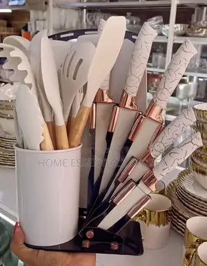 Luxury Kitchen Knives and Spoons Set
