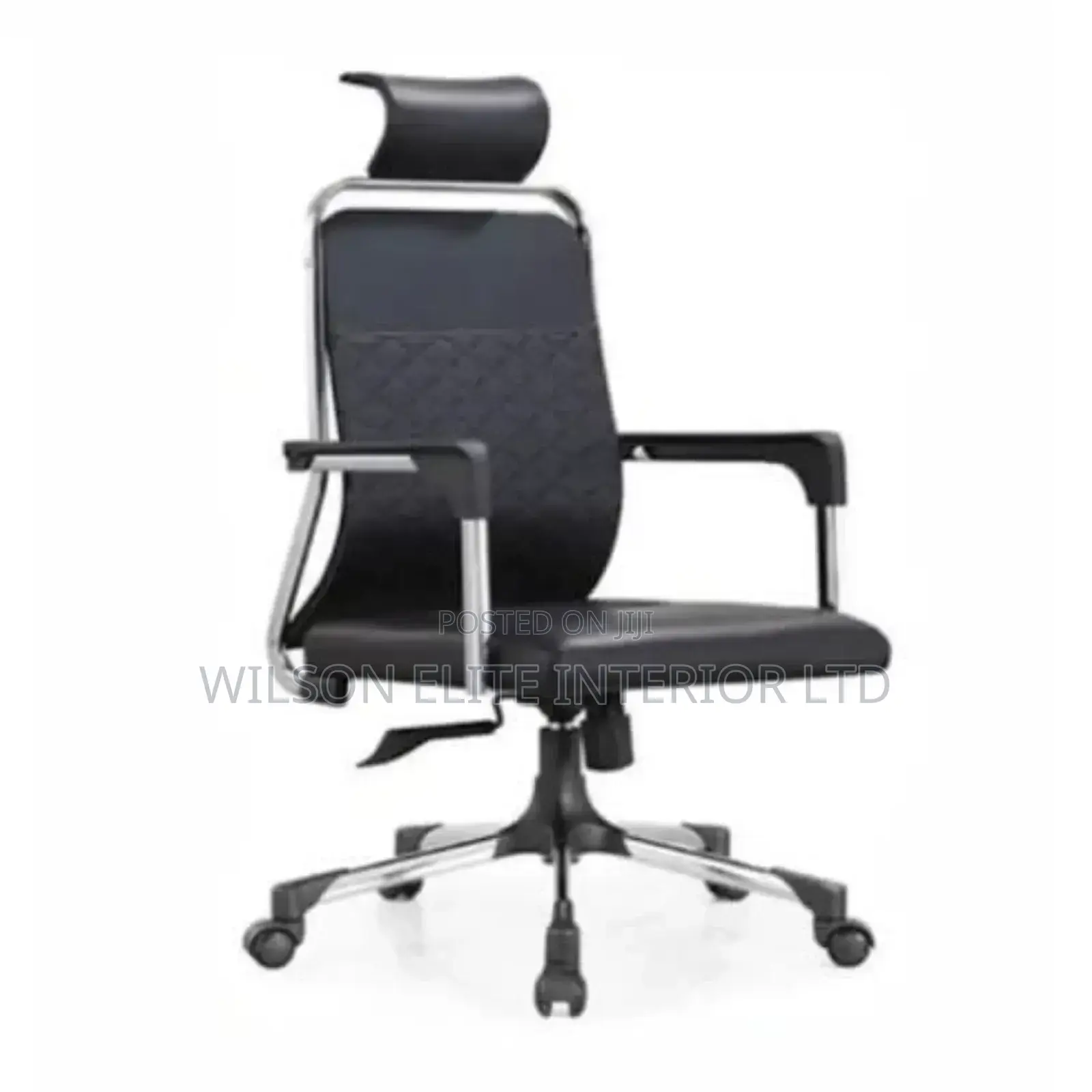 High-Back Manager Chair – Soft Leather Strong Frame