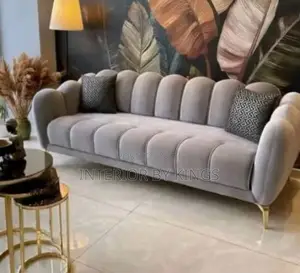 3seater Fabric Sofa Can Be Made in Preferred Colors