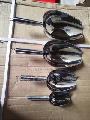 Stainless Ice Scoop.