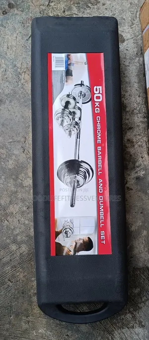 Photo - 50kg Barbell Dumbbell Set