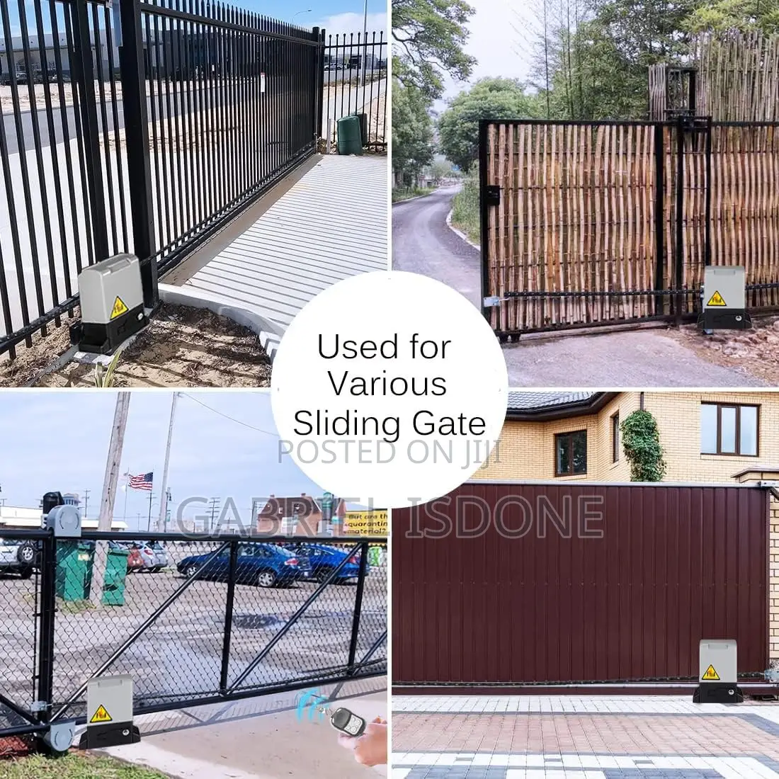 Automatic Sliding Gate Opener With Remote Control