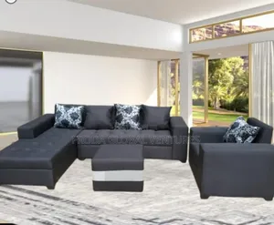 Quality Couch: L-Shape Sofa, Single Chair and Table. Lsblfl7