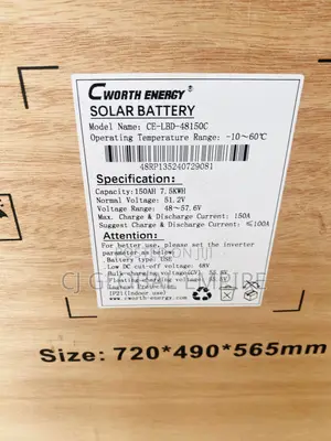 C Worth Lithium Battery 15kwh
