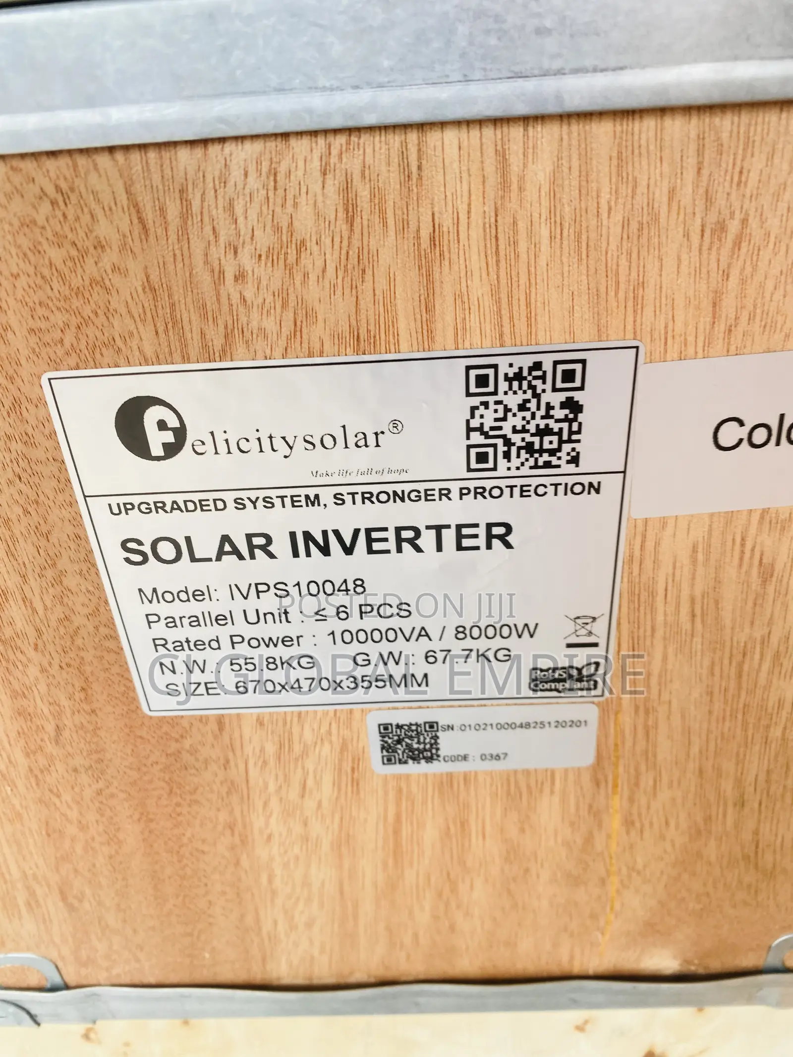 Felicity 10kva Inverter