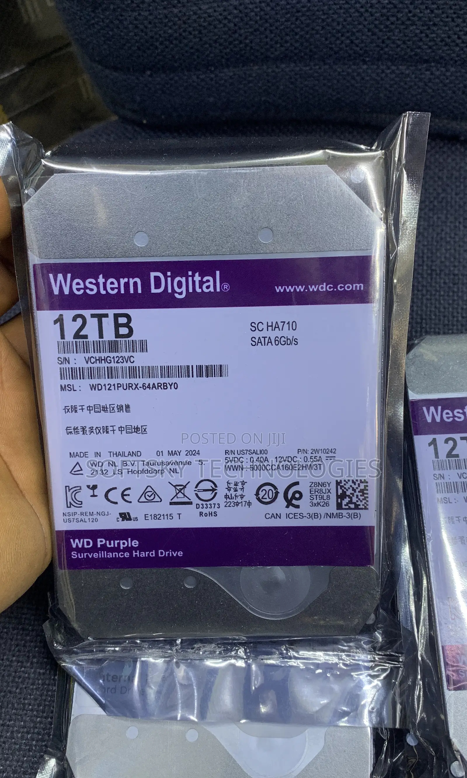 Wd 12tb Purple Surveillance Hard Drive