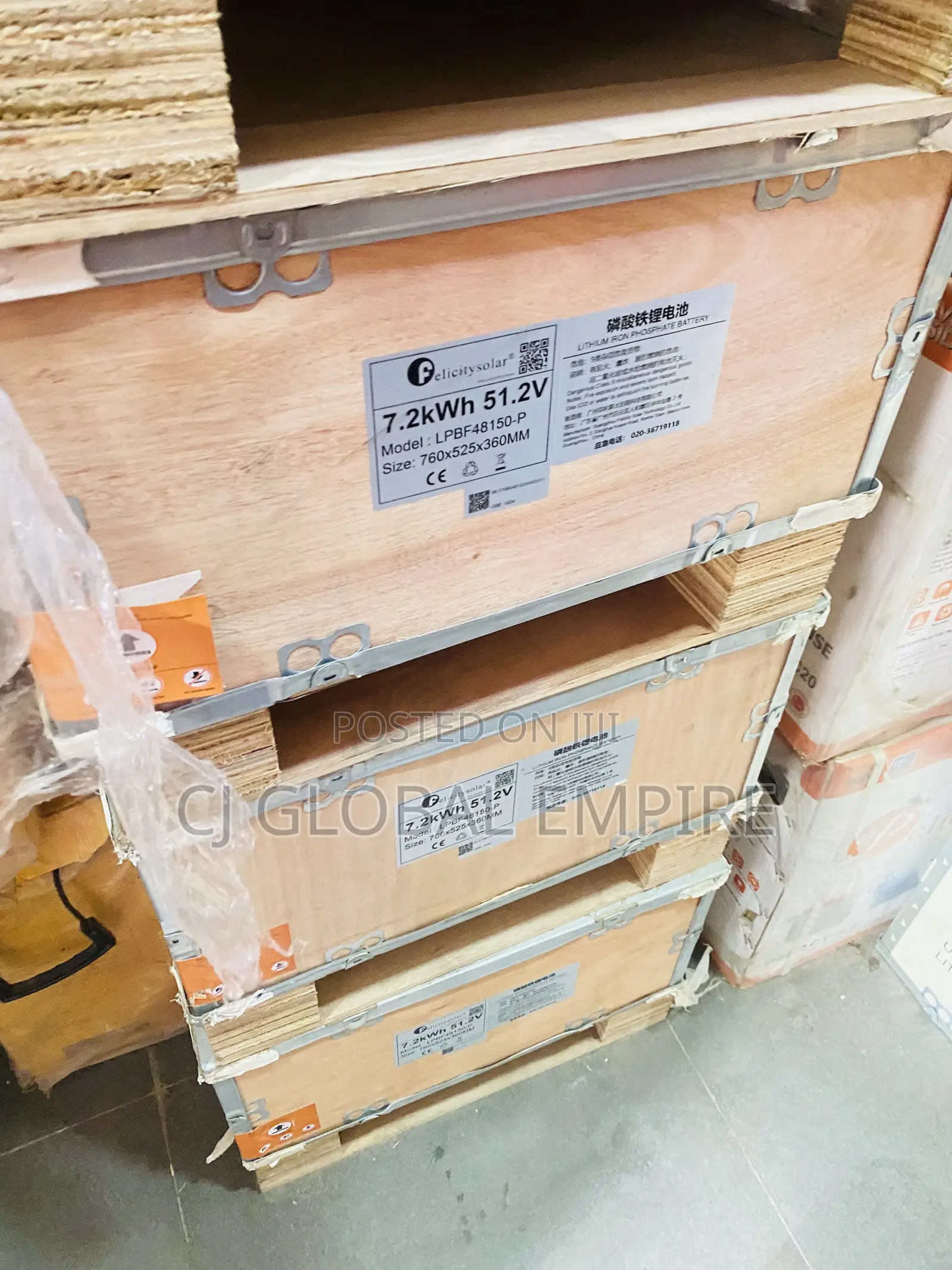 Felicity Lithium Battery 7.2kwh