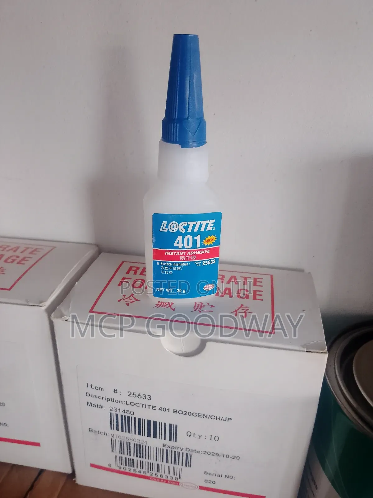Loctite 401 Instead Adhesive Glue